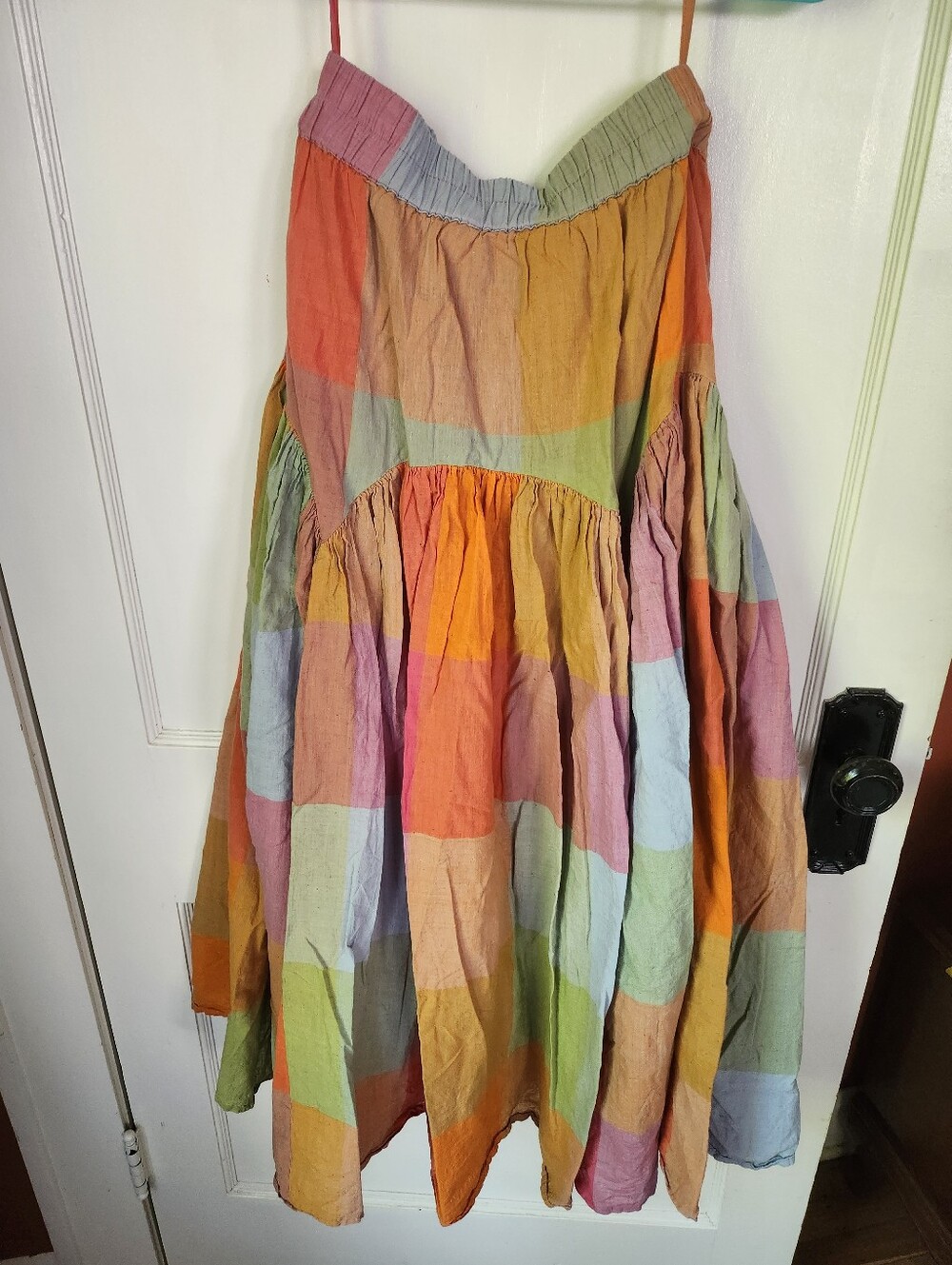 Rujuta Sheth Leila Skirt In Jupiter Chex - Picture 3 of 5